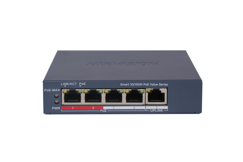 SWITCH 4 PUERTOS 10/100M POE + 1 PUERTO 10/100M ADMINISTRABLE