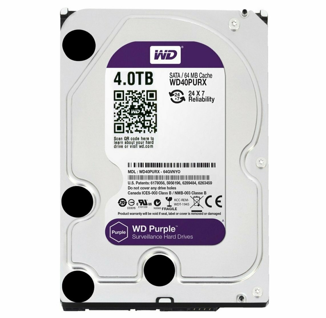 DISCO DURO 4TB PURPLE