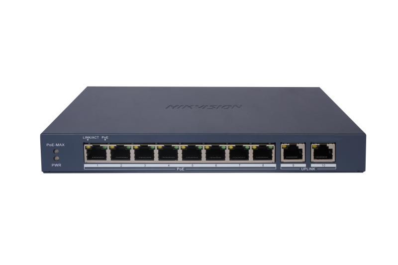 SWITCH 8 PUERTOS POE + 2 UPLINK GIGABIT ADMINISTRABLE